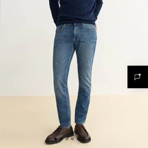 Warp + Weft Amsterdam Slim Jeans Men's 33x32 Montrose Medium Wash Denim